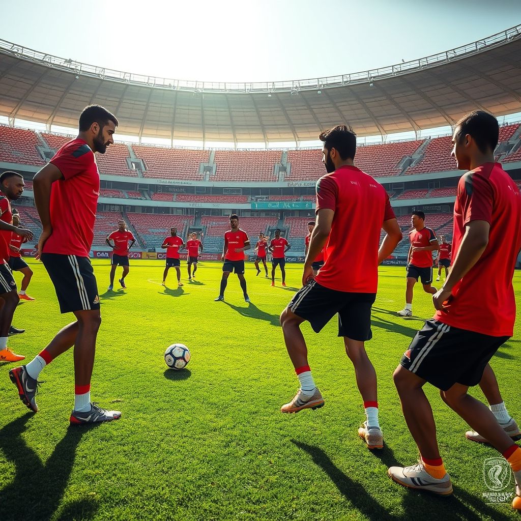 半岛体育直播-摩洛哥瓦赫达外援训练状态火热，世俱杯淘汰赛关键战